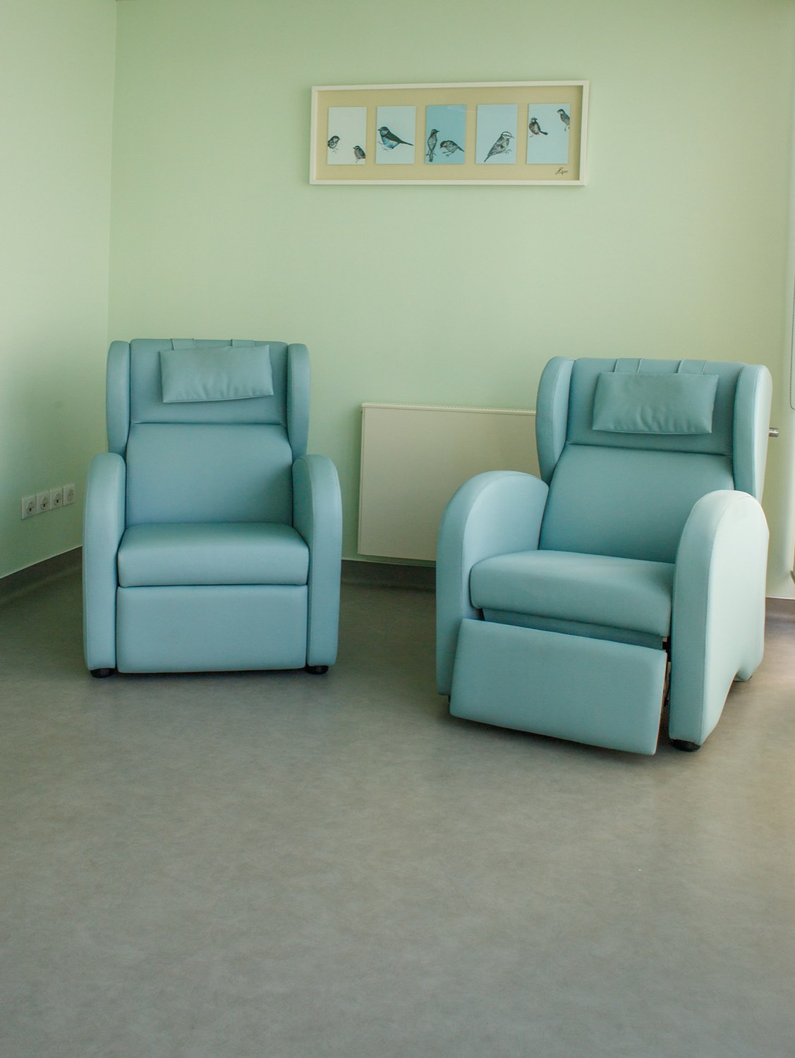 Coin repos avec fauteuils de relaxation