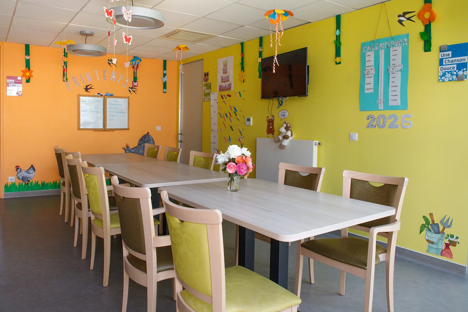 Salle à manger conviviale